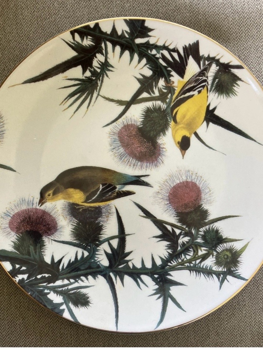 Audubon The Sounds Of Song Birds Collection American Goldfinch #2224 Vintage